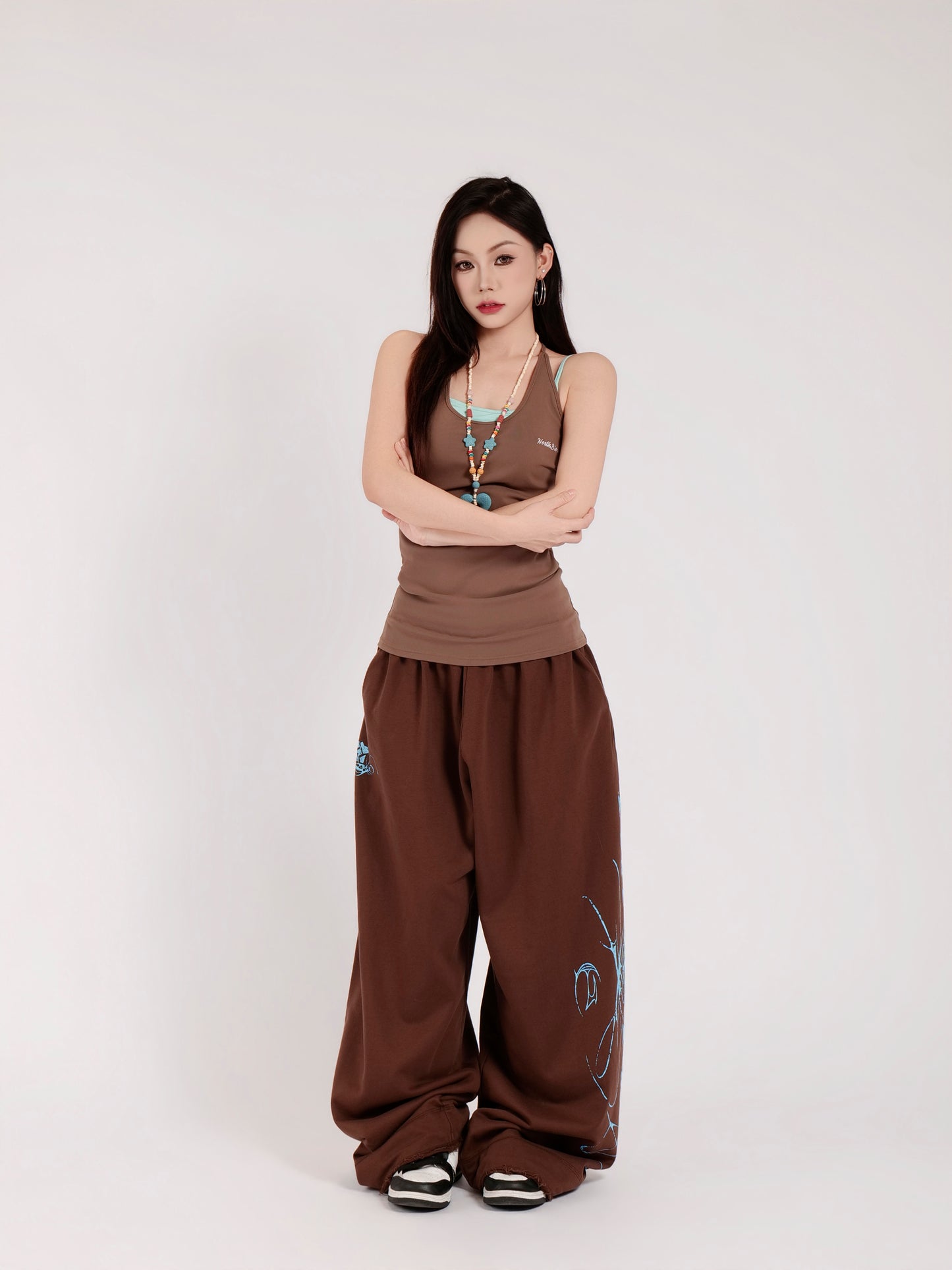 Northblock Distressed Print Loose Fit Sweatpants