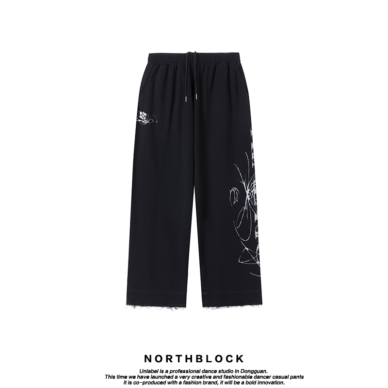 Northblock Distressed Print Loose Fit Sweatpants
