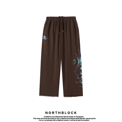 Northblock Distressed Print Loose Fit Sweatpants