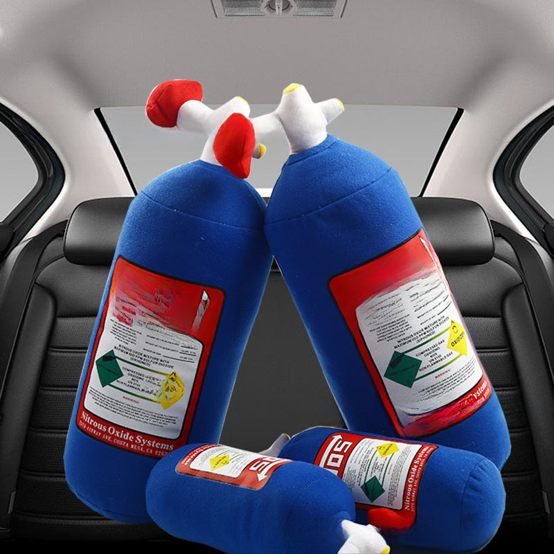 NOS Cylinder Design Headrest Pillow
