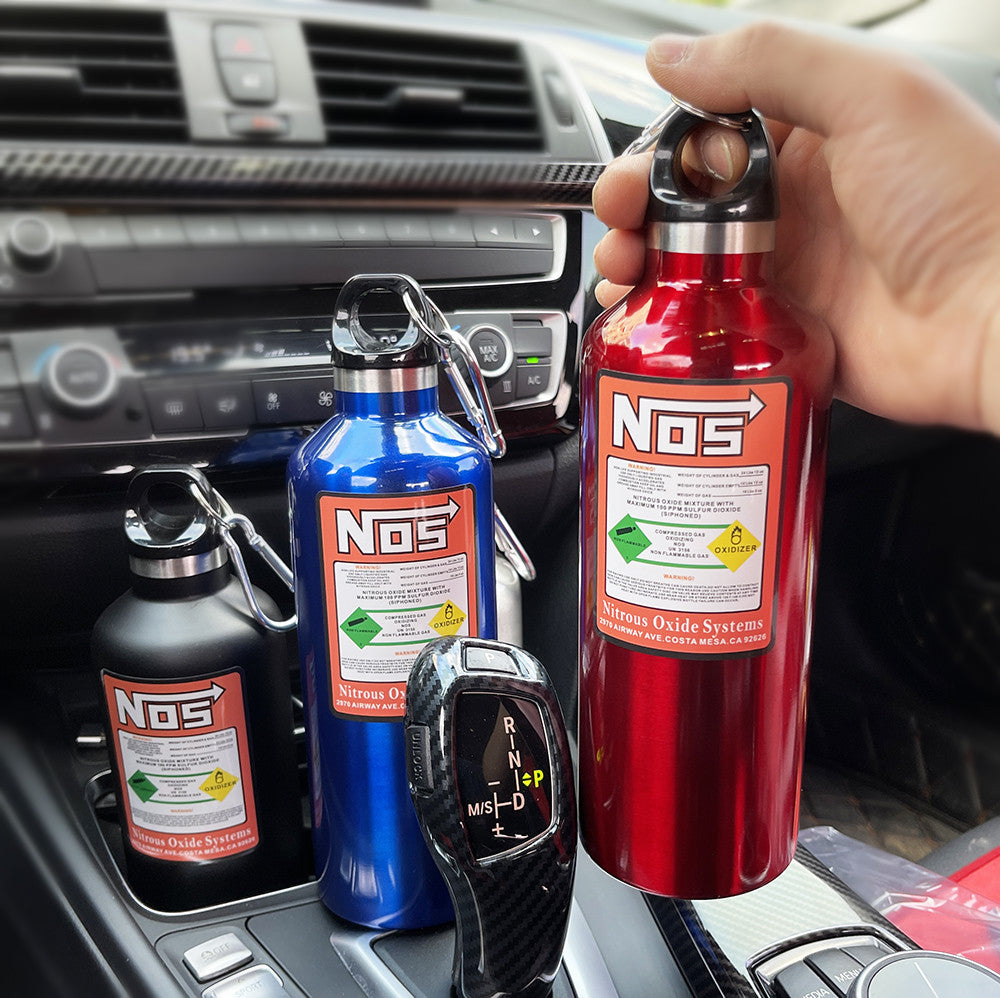 NOS Style Vacuum Insulated Stainless Steel Water Bottle