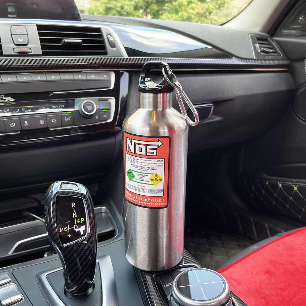 NOS Style Vacuum Insulated Stainless Steel Water Bottle