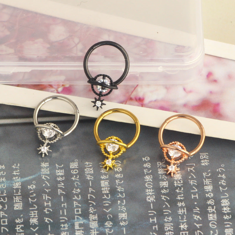 Nose ring nose clip