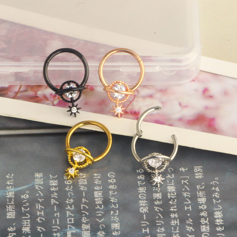 Nose ring nose clip
