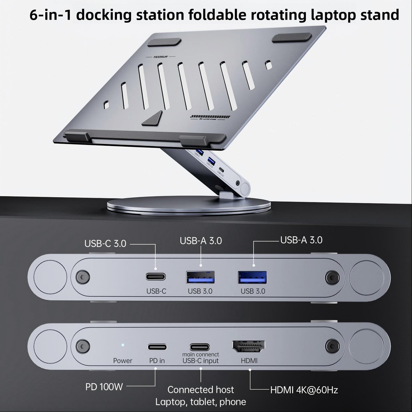 Notebook tablet stand