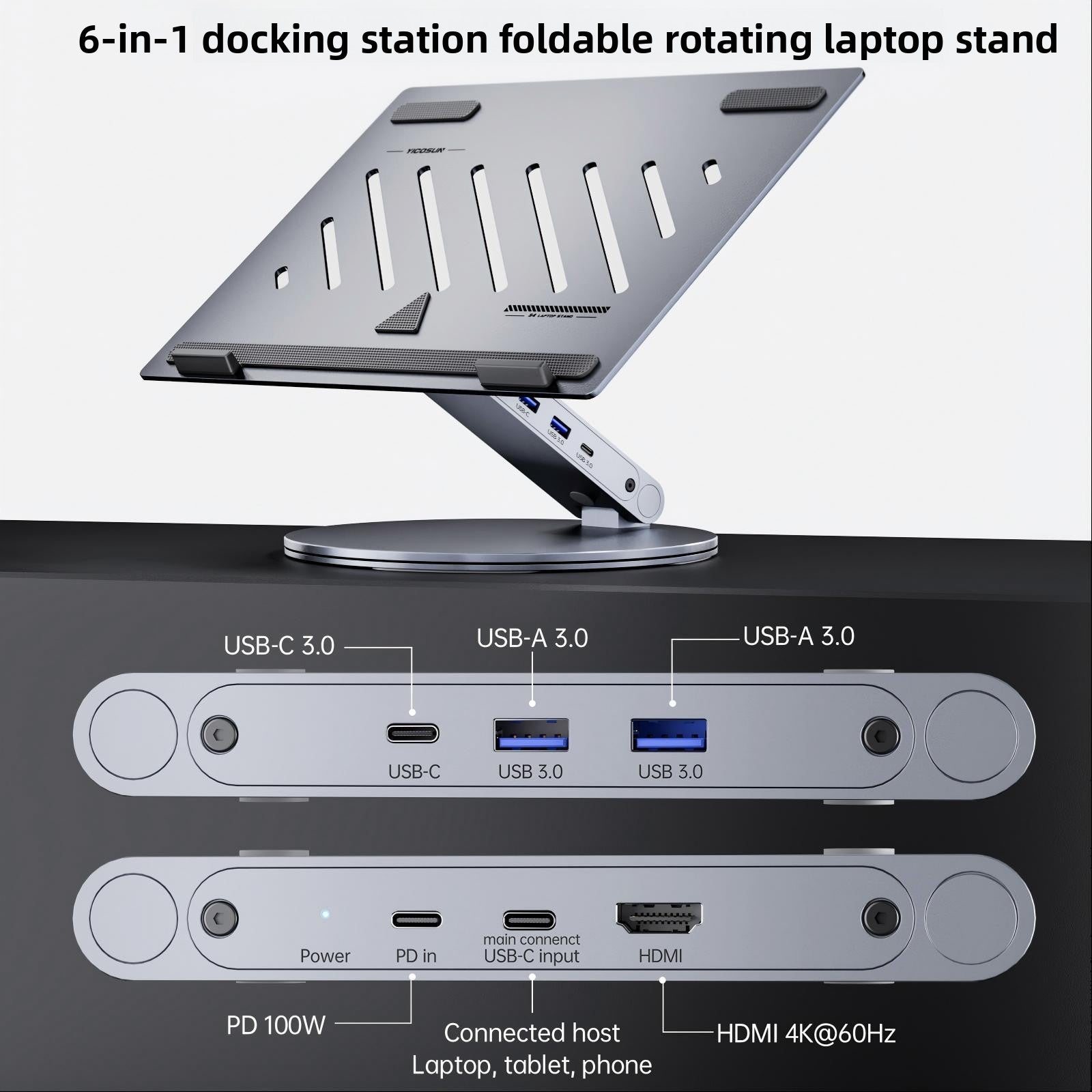 Notebook tablet stand