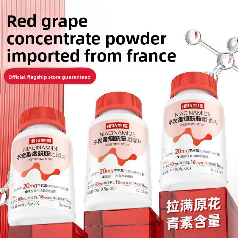 Nott. Rand Not Old Berry Niacinamide Chewable Tablets