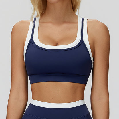 Nude-Feel Two-Piece Sports Bra