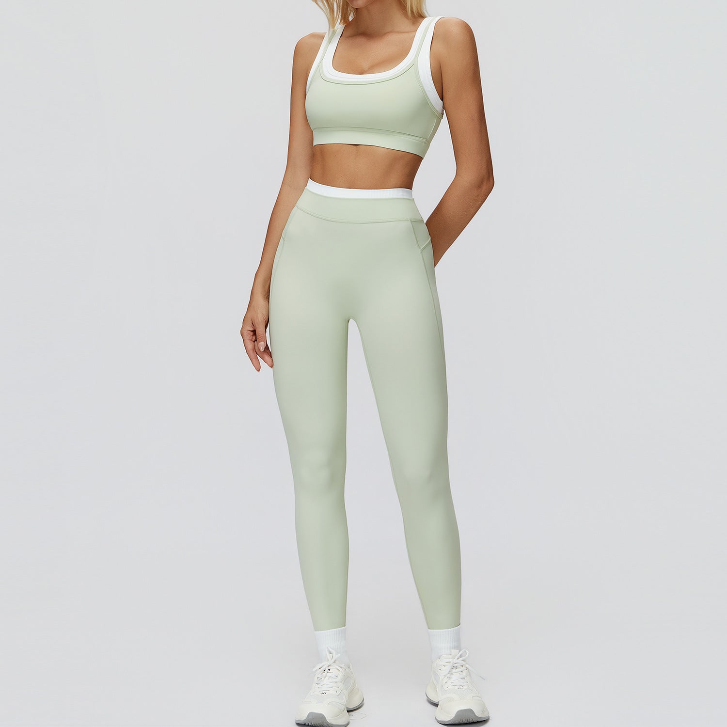 Nude-feel yoga set