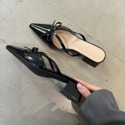 Nude high heels