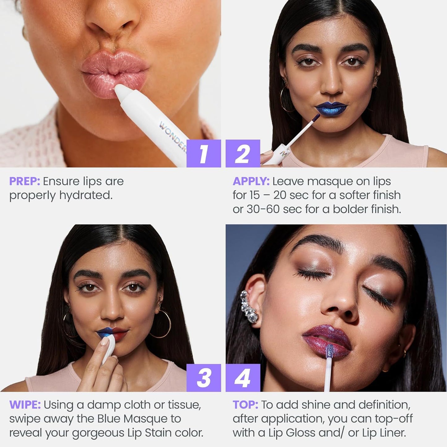 Nude lip gloss with matte finish