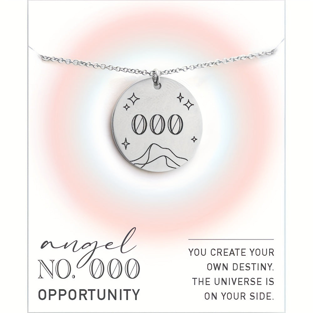 Numeric Pendant Necklace