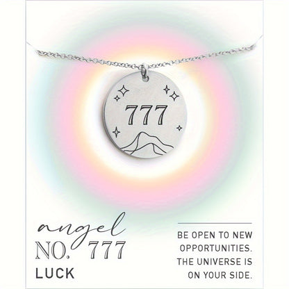 Numeric Pendant Necklace