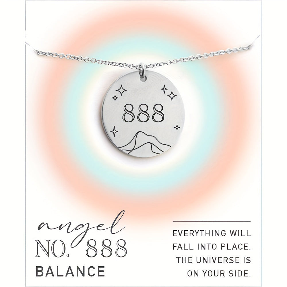 Numeric Pendant Necklace