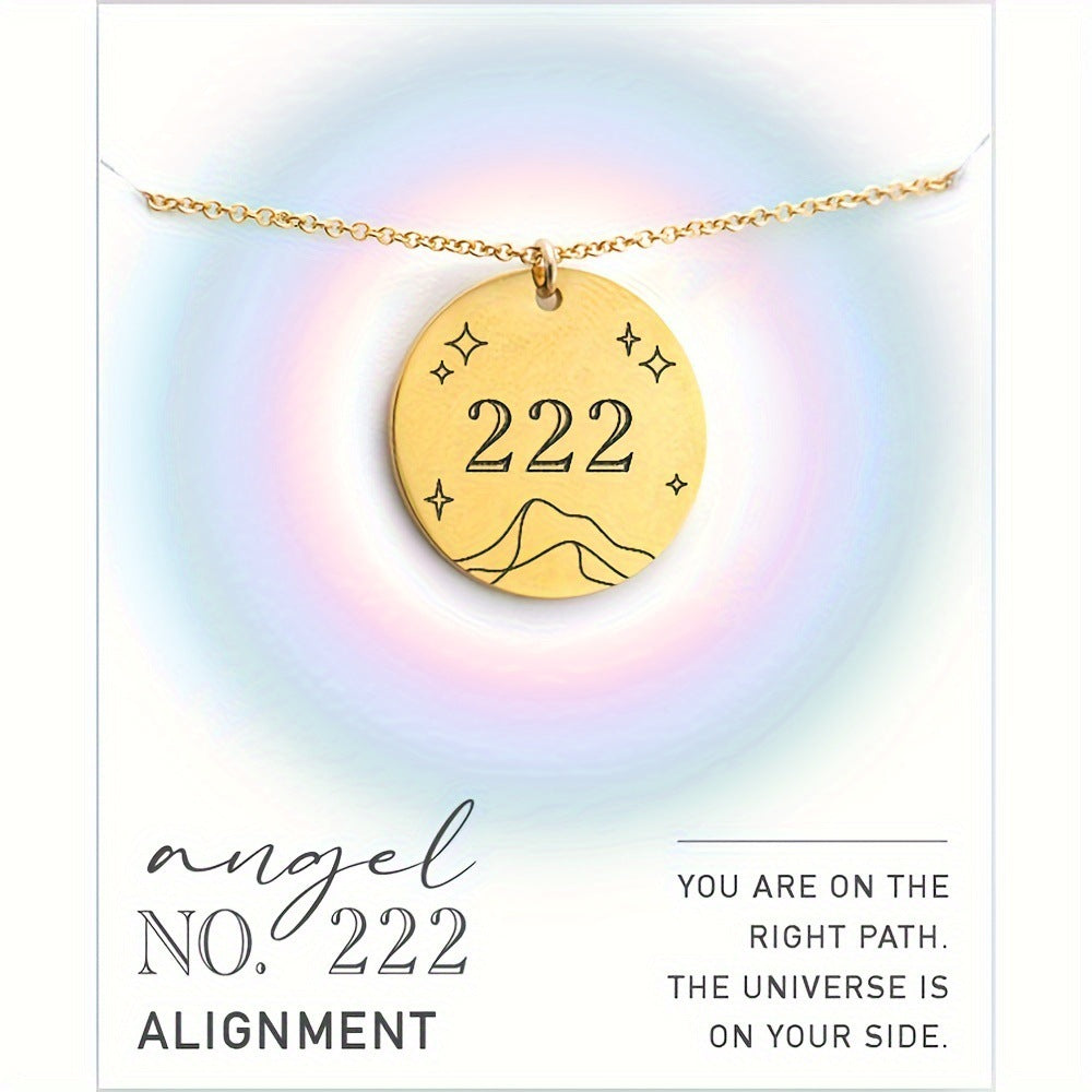 Numeric Pendant Necklace