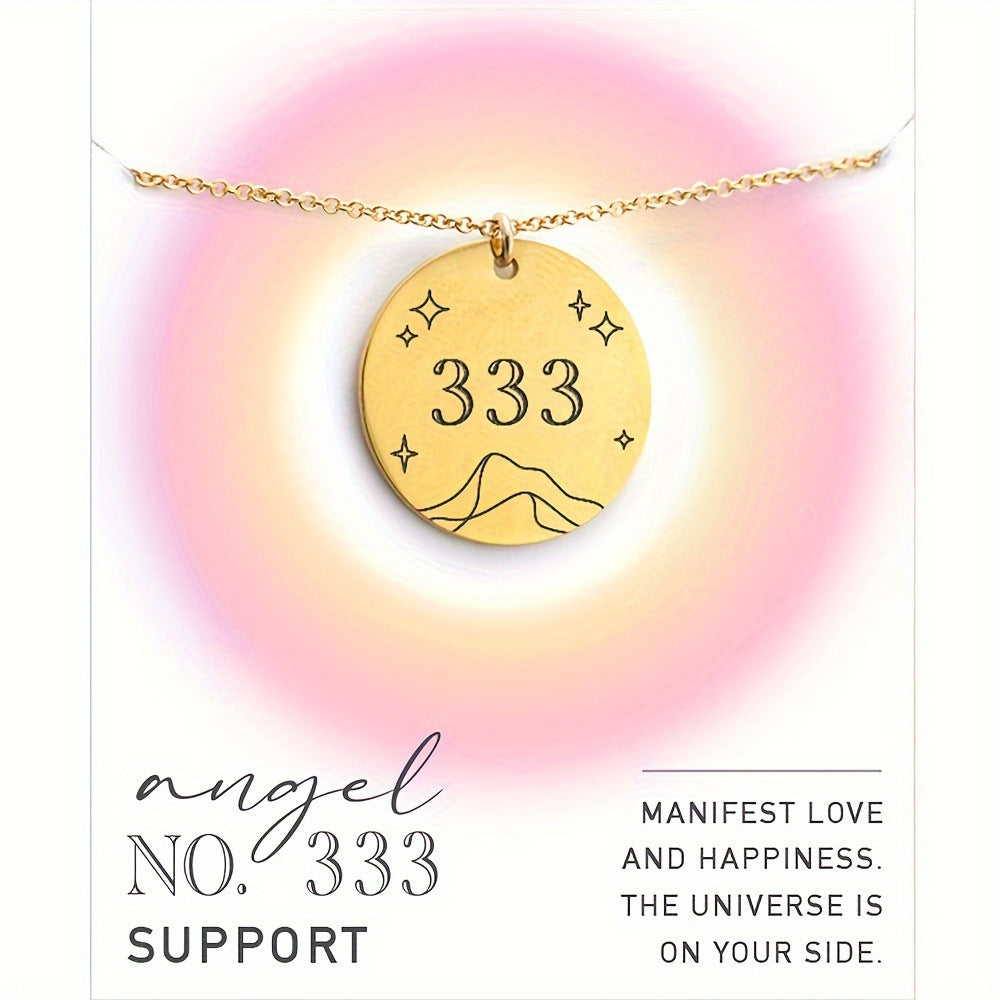 Numeric Pendant Necklace