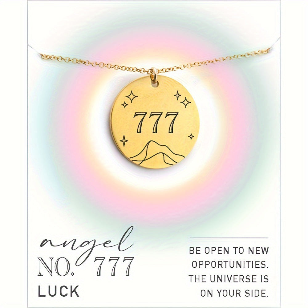 Numeric Pendant Necklace