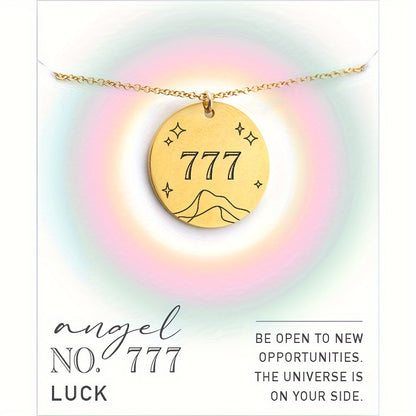 Numeric Pendant Necklace