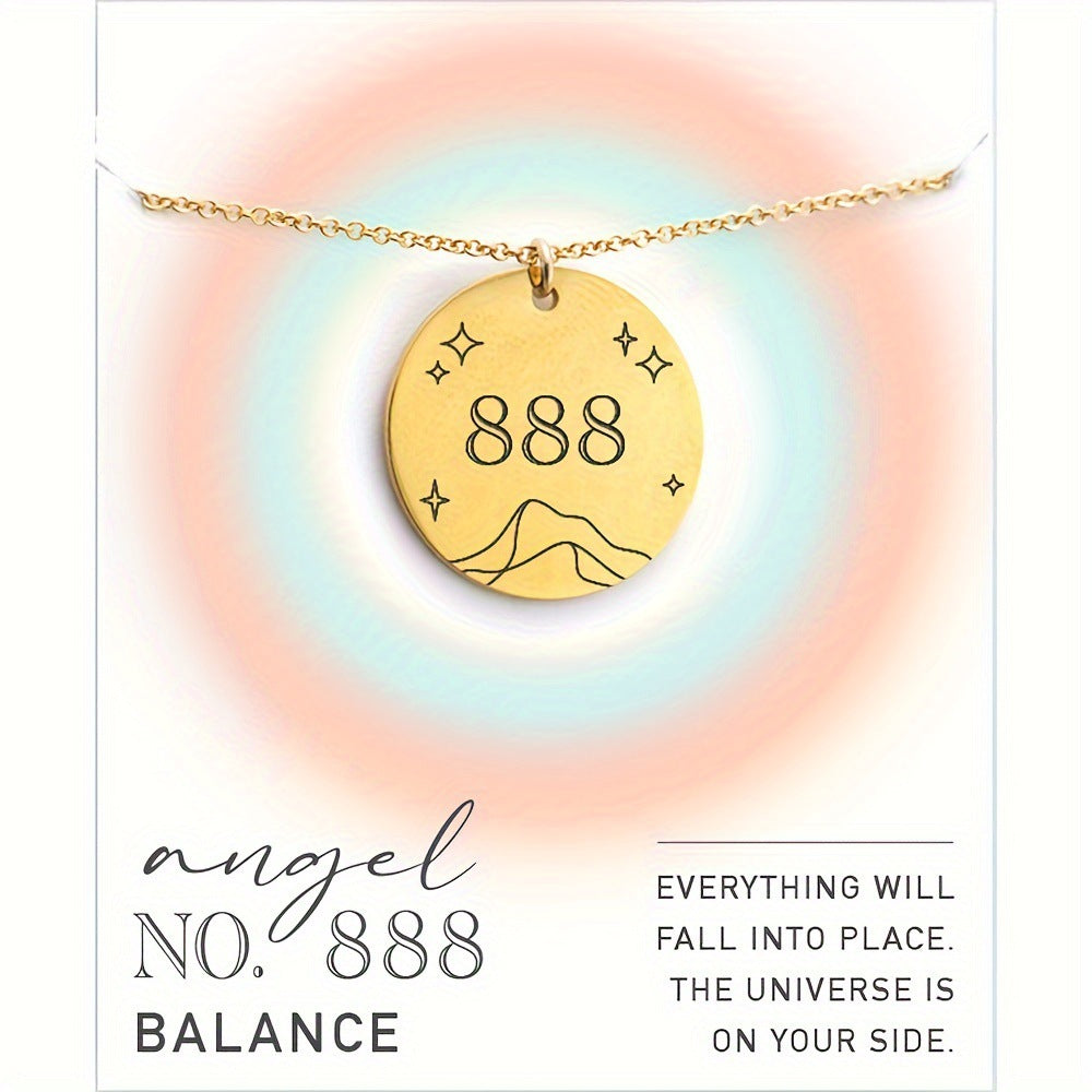 Numeric Pendant Necklace