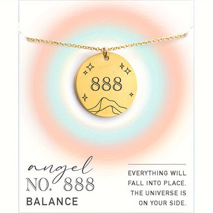 Numeric Pendant Necklace