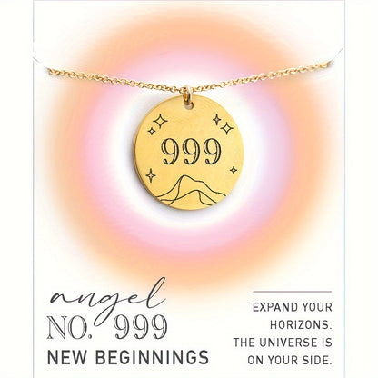 Numeric Pendant Necklace