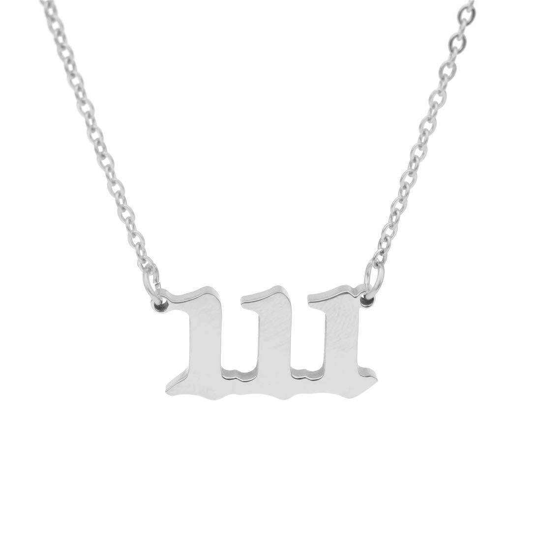 Numeric Pendant Necklace