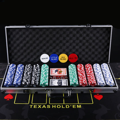 Numerical Poker Chips Set for Card Games