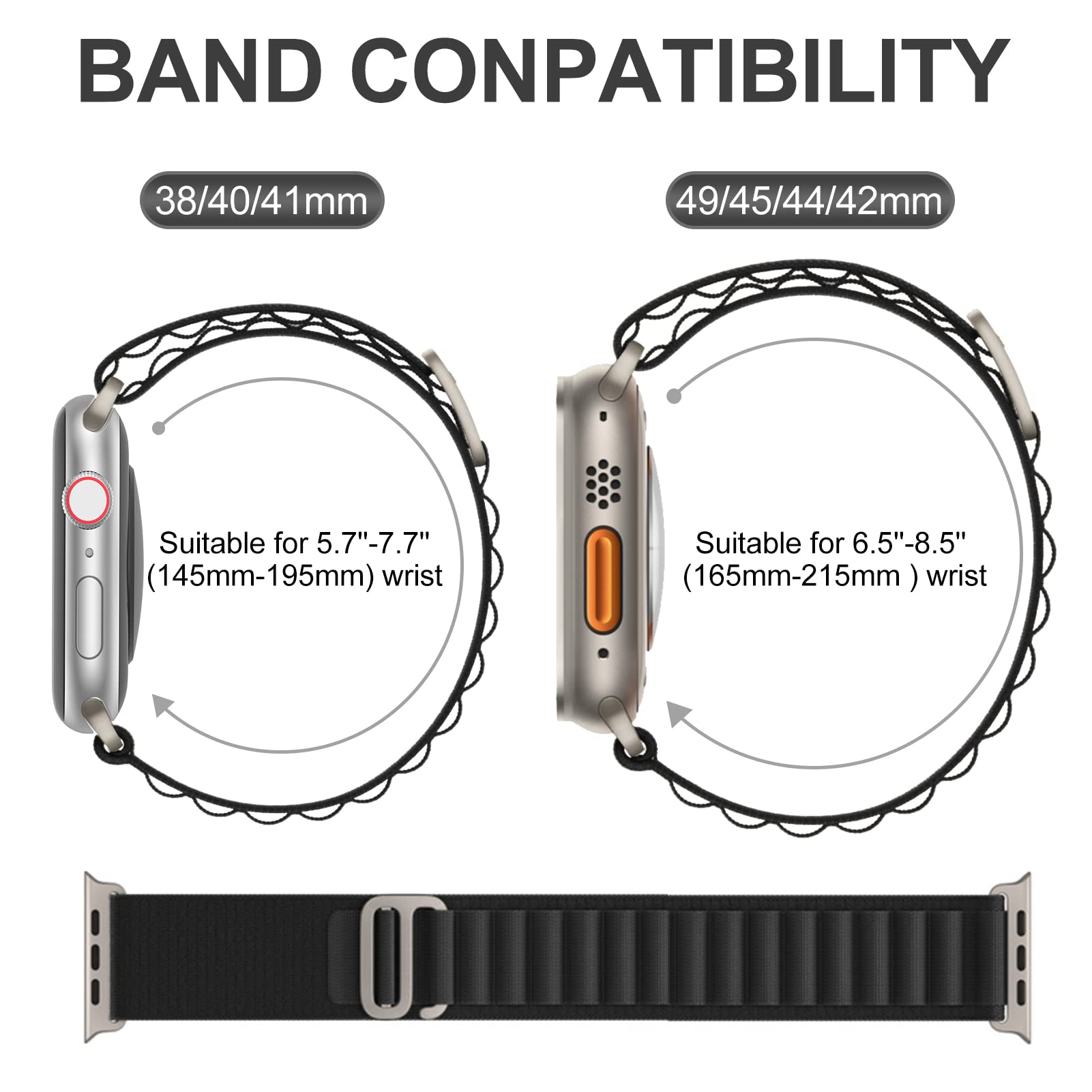 Nylon Alpine Loop Strap for Apple Watch