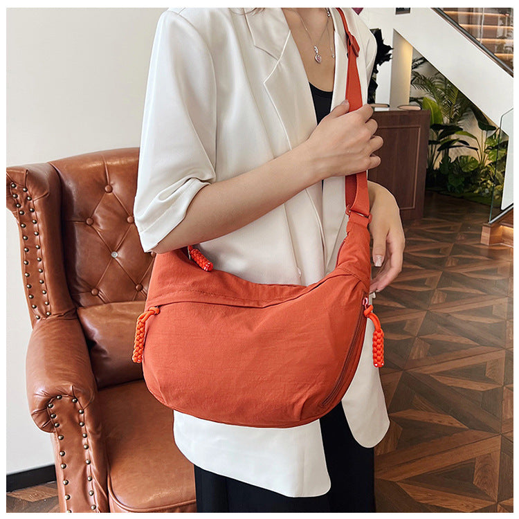 Nylon crossbody bag