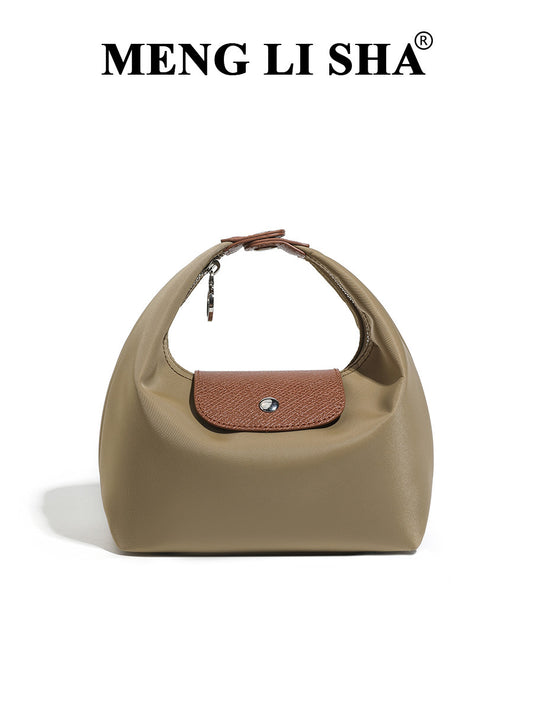 Nylon Crossbody Bag with Magnetic Closure