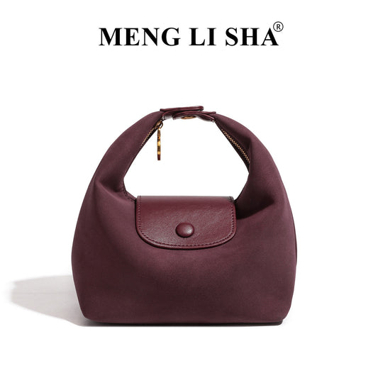 Nylon Crossbody Bag with Magnetic Closure