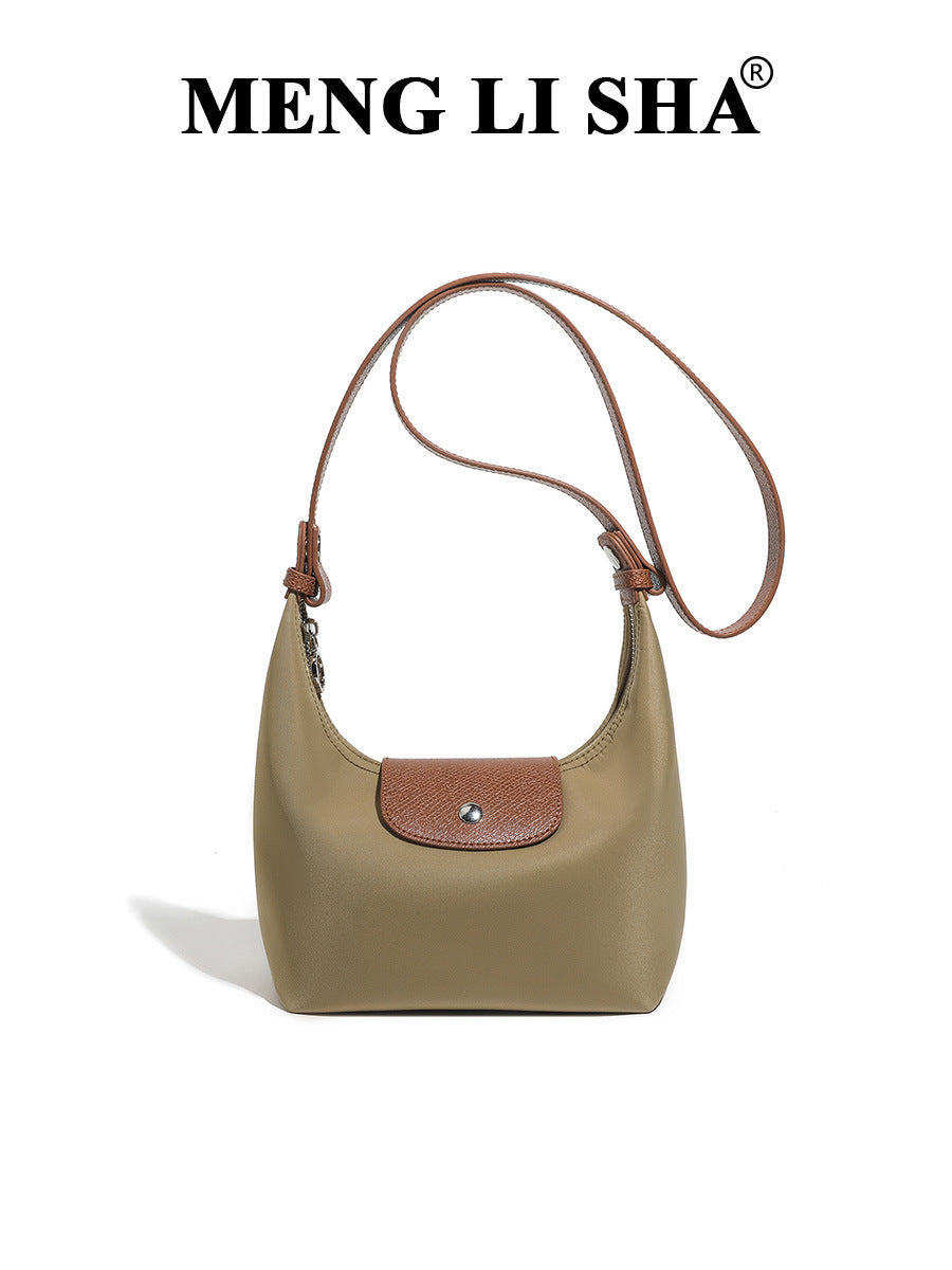Nylon Crossbody Bag with Magnetic Closure