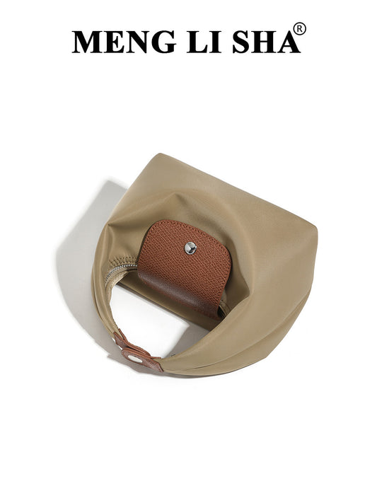 Nylon Crossbody Bag with Magnetic Closure