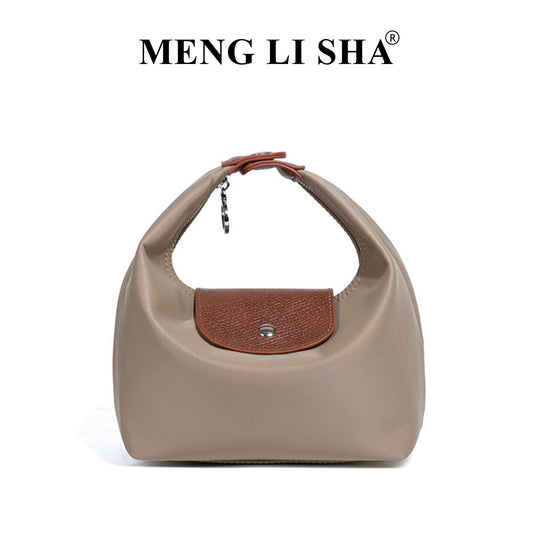 Nylon Crossbody Bag with Magnetic Closure