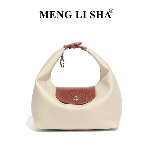 Nylon Crossbody Bag with Magnetic Closure