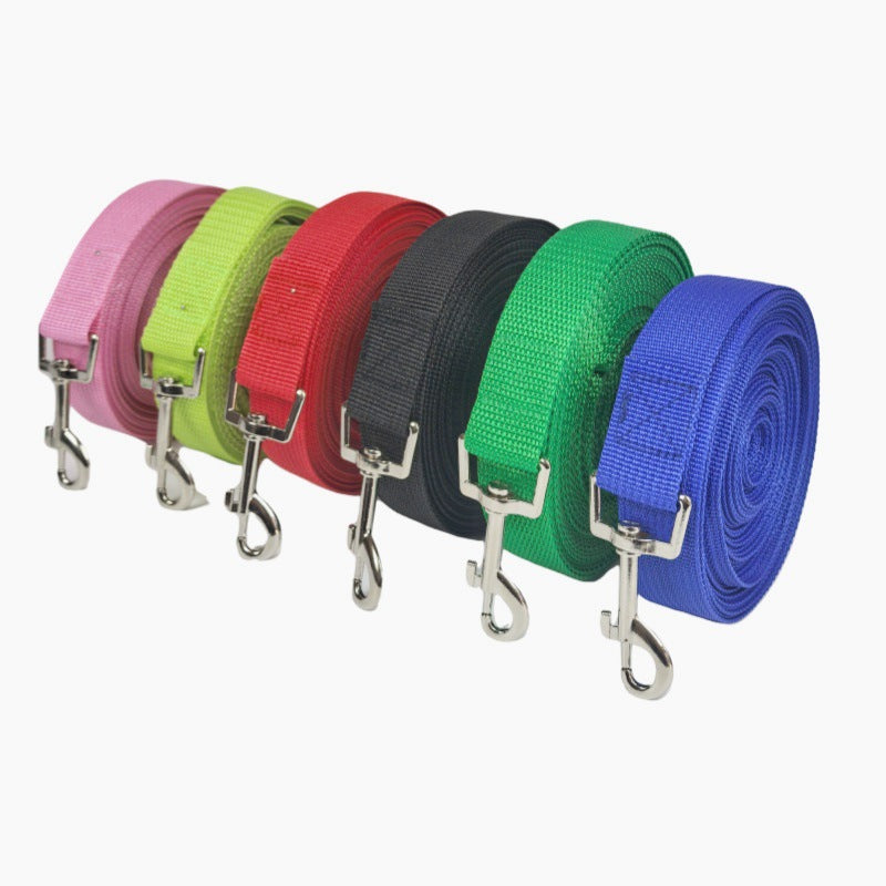 Nylon Dog Leash for Pets with Multiple Length and Color Options