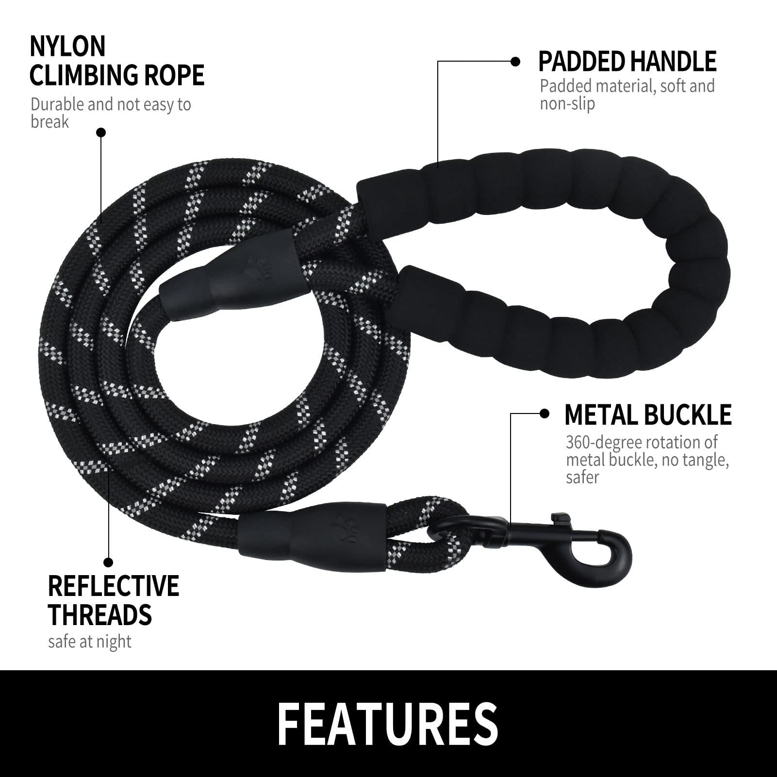 Nylon Dog Walking Leash