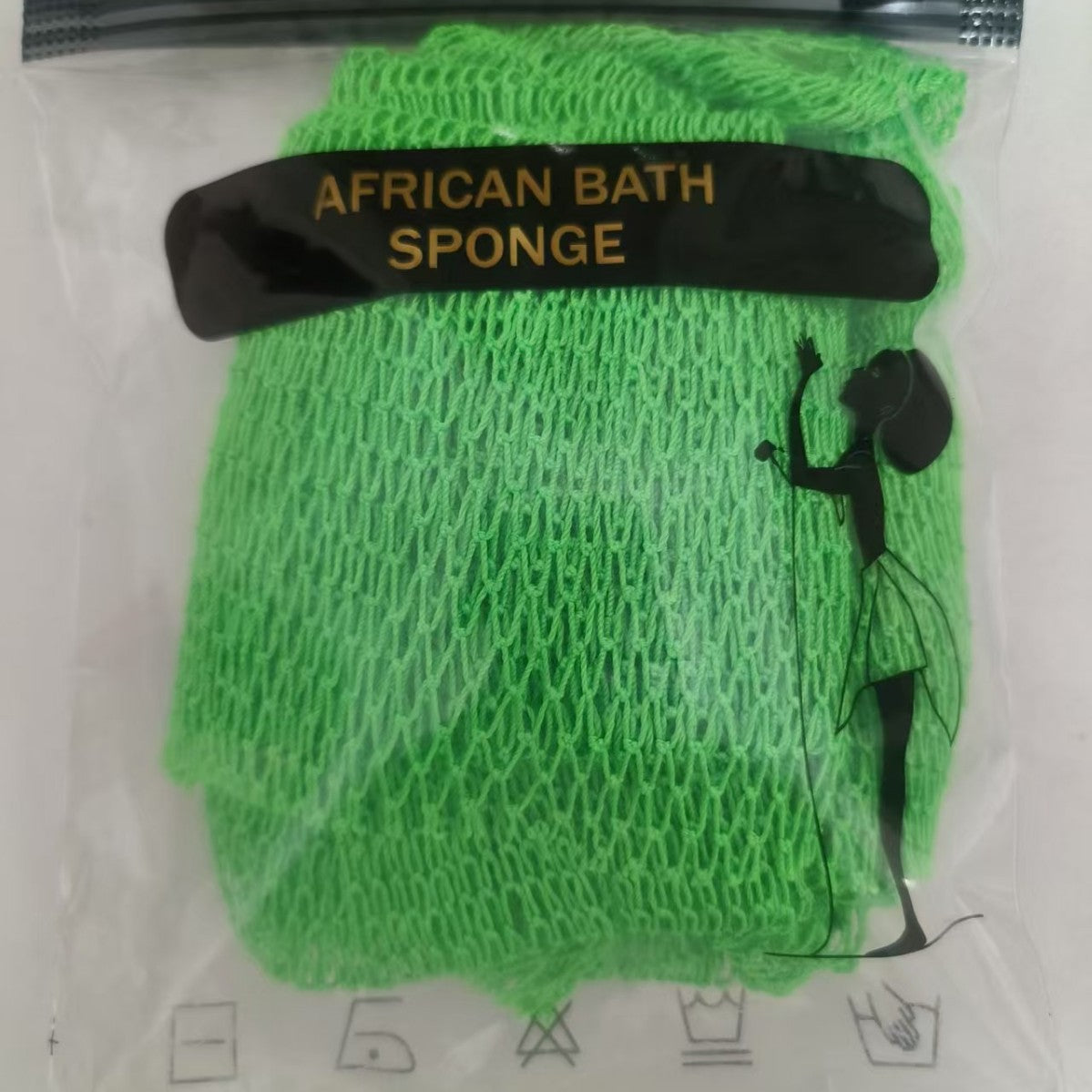 Nylon Exfoliating Bath Towel with Drawstring