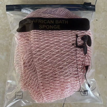 Nylon Exfoliating Bath Towel with Drawstring