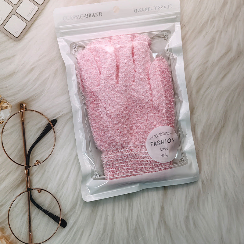 Nylon Exfoliating Scrubbing Gloves for Body and Back