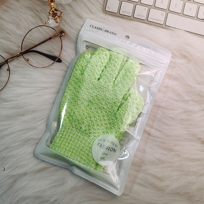 Nylon Exfoliating Scrubbing Gloves for Body and Back