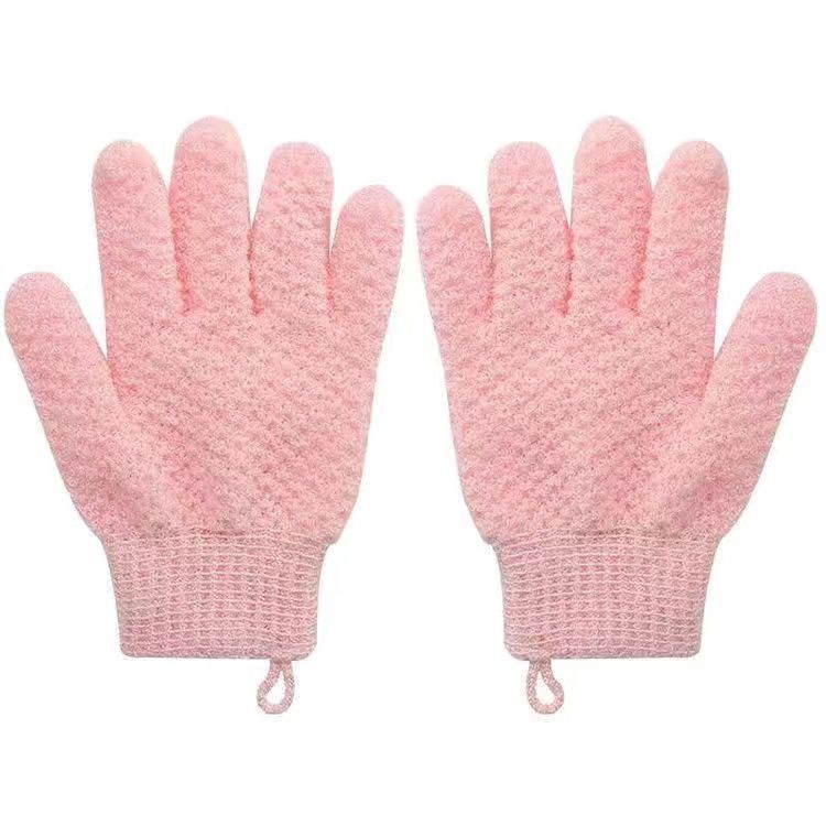 Nylon Exfoliating Scrubbing Gloves for Body and Back
