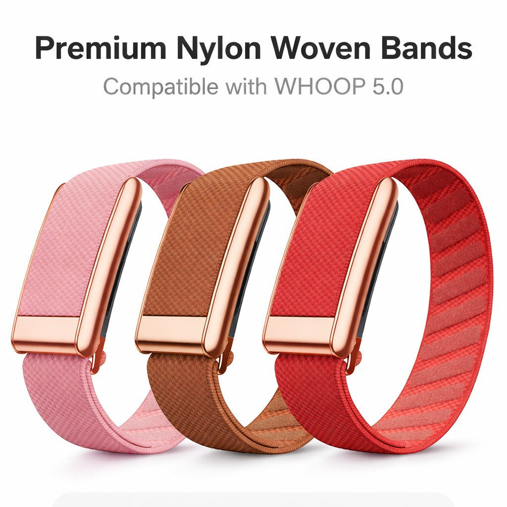 Nylon Knitted Replacement Watch Strap with Sliding Buckle