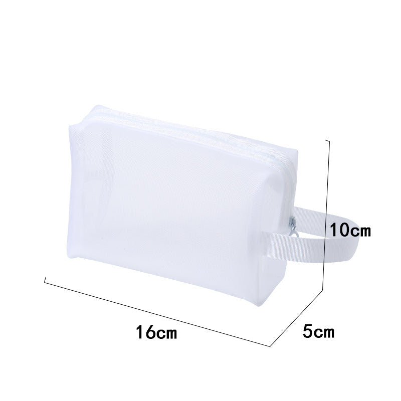 Nylon Mesh Makeup Bag Portable Cosmetic Storage