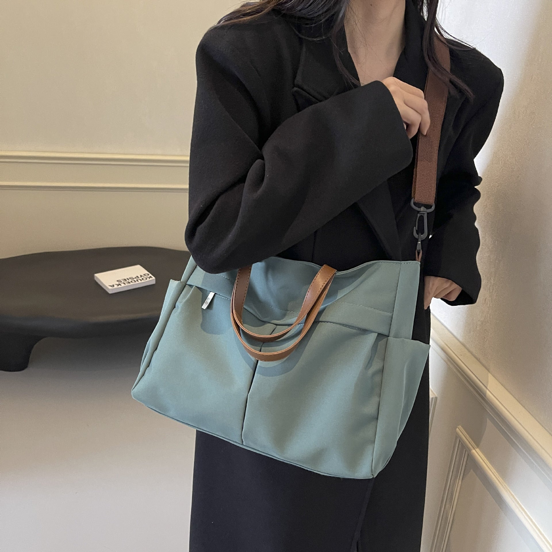 Nylon shoulder bag