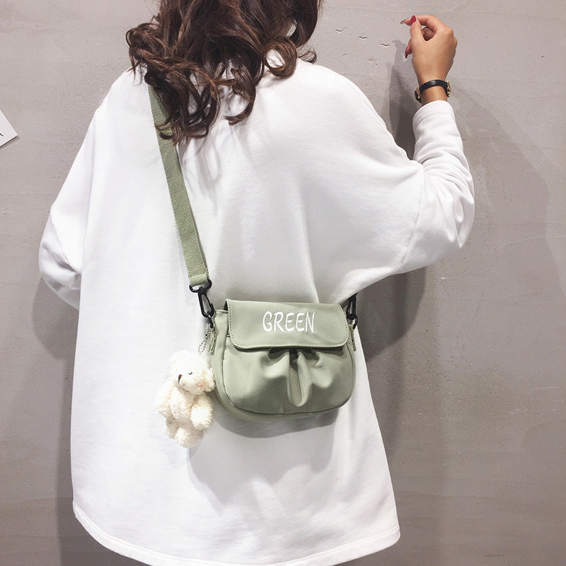 Nylon single-shoulder crossbody bag