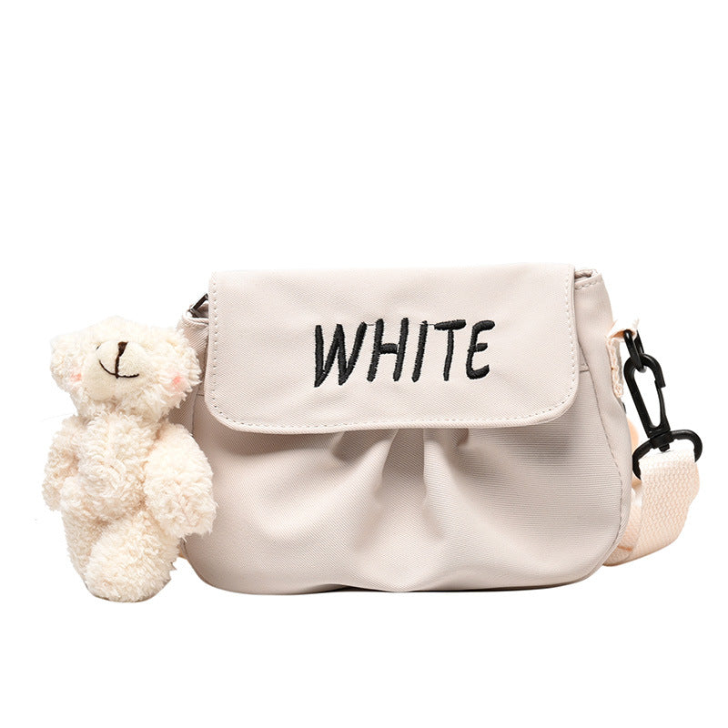 Nylon single-shoulder crossbody bag