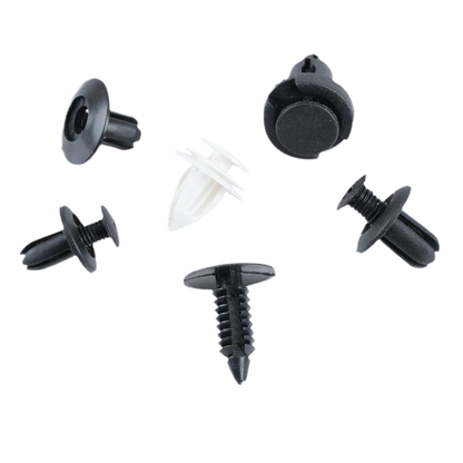 Nylon snap fasteners for the interior panel