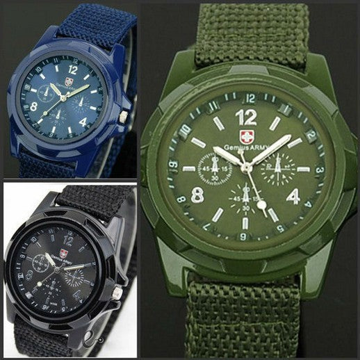 Nylon strap watch
