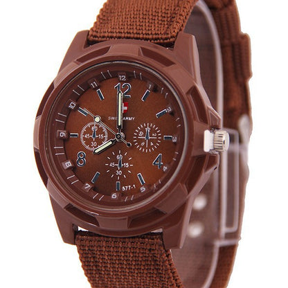Nylon strap watch